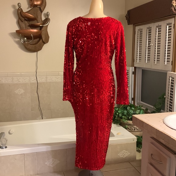 Red Evening Dress - Picture 5 of 12